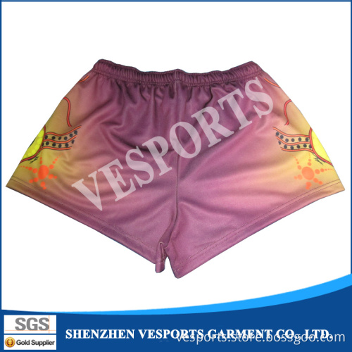 100 Polyester Digital Sublimation Rugby Shorts